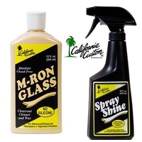 California Custom M-Ron Glass Deep Clean & Spray & Shine Wax Detailer Polish Kit