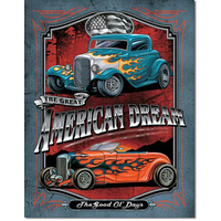 American Dream  Large Metal Tin Sign 40.6cm X 31.7cm Genuine American Made