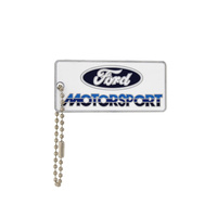 Early 1980's Style Ford Motorsport Metal Keychain - Repro