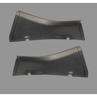1965 - 1966 Mustang Fastback Upper Corner Trim Panels - Pair - Custom ABS