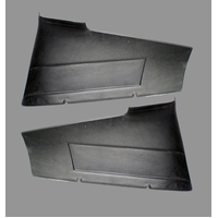 1967 - 1968 Mustang Fastback Upper Quarter Trims - Pair - Custom ABS