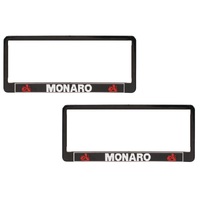 Holden "Monaro" Number Plate Frames x2