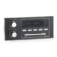 RetroSound New York 1.5 DIN Radio for Dodge/Plymouth/Chrysler/Pontiac/Jeep inc Charger/LaBaron - NY-M2-270-670
