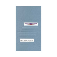 1961 Thunderbird Owners Manual