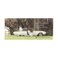 1963 Thunderbird Owners Manual