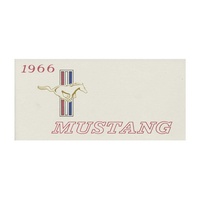 1966 Mustang Owners Manual