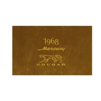 1968 Mercury Cougar Owners Manual