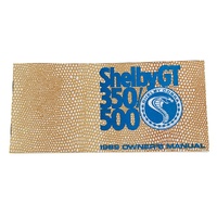 Owners Manual 1969 Shelby For 1969 Ford Mustang