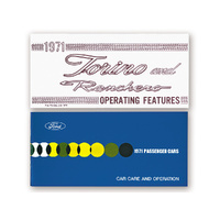 1971 Torino Ranchero Owners Manual