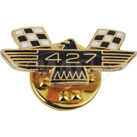 Hat or Lapel Pin Metal Emblem - 427 Thunderbird Wings