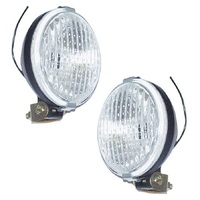 Autopal 110mm Flood Beam H3 Work Lamps - Pair