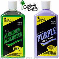 California Custom Purple Metal Polish & Aluminium Deoxidizer Pack