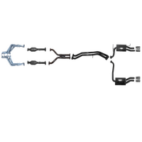 Full Exhaust System (DualOutlet/No Centre Muffler) & Tuned Headers Ford Falcon FG GT-FG-X XR8 5.0L Supercharged Coyote