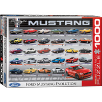 Mustang Evolution Puzzle 26.5" x 19.25" 1000 Piece