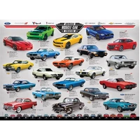 American Muscle Car Evolution Jigsaw Puzzle 50cm x 70cm 1000 Piece