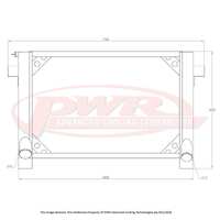 55mm Radiator (GT40 V8) Standard