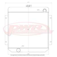 55mm Radiator (Falcon XW-XY 6cyl 69-70)
