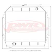 81mm Radiator (F100/F250/F350 V8 67-79)