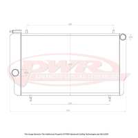 55mm Radiator (Capri Cleveland V8 68-73)