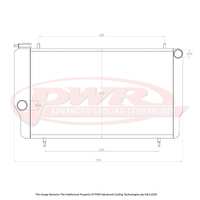 55mm Radiator (Capri Cleveland V8 68-73)