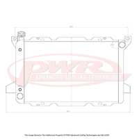 55mm Radiator (F250 Cleveland V8 Auto 1985)