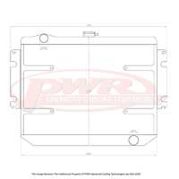 55mm Radiator (Valiant CL V8 77-79)