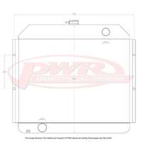 55mm Radiator (F100 Cleveland V8 1976)