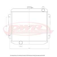 55mm Radiator (Falcon XP 6 Cyl 65-66) Standard