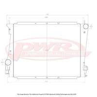 55mm Radiator (Mustang GT500/Shelby V8 08-10)