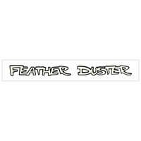 1976 Plymouth Feather Duster Fender Decal Names - White w/ Gloss Black Outline
