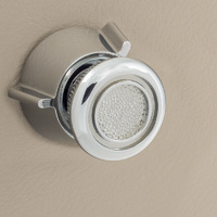 RetroSound Front Control Knobs Metal Chrome - Pair