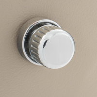 RetroSound Front Control Knobs Plastic Chrome - Pair