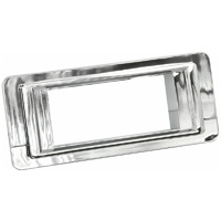 RetroSound Radio Bezel Chrome "1955 - 1957 T-Bird Plate"