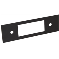 RetroSound Radio Faceplate Black  "Universal" Metal