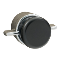 RetroSound Rear Control Ring Plastic Chrome - Pair