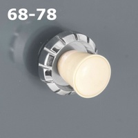 RetroSound Rear Control Ring Plastic Chrome - Pair