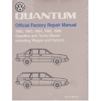 Volkswagen Quantum Official Factory Repair Manual: Gasoline and Turbo Diesel Including Wagon and Syncro: Volkswagen United States Inc
