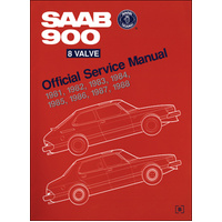 Saab 900 8 Valve Official Service Manual: 1981-1988