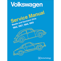 Volkswagen Beetle and Karmann Ghia (Type 1) Service Manual: 1966, 1967, 1968, 1969