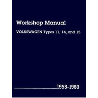 Volkswagen Workshop Manual Types 11, 14, and 15: 1958-1960