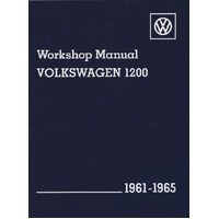 VW Workshop Manual Volkswagen 1200 1961-1965