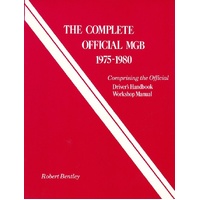 Complete Official MGB Drivers Handbook & Workshop Manual 75-80
