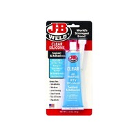 JB Weld Clear Silicone - RTV All Purpose Body & Glass Sealant & Adhesive 85g