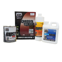 KBS Chassis Coater Clean & Protect Kit Satin Black