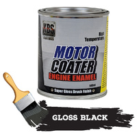 KBS MotorCoater Engine Enamel Paint Gloss Black 500ml Tin