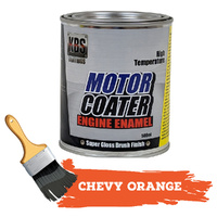 KBS MotorCoater Engine Enamel Paint Chevy Orange 500ml Tin