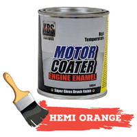 KBS MotorCoater Engine Enamel Paint Hemi Orange 500ml Tin