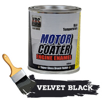 KBS MotorCoater Engine Enamel Paint Velvet Black 500ml Tin