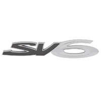Bootlid 'SV6' Badge For Holden Commodore VE VF Sedan