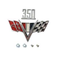 350 Engine Size & Flags Badge Kit for Holden 